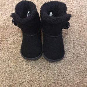 Baby girl size 4 boots